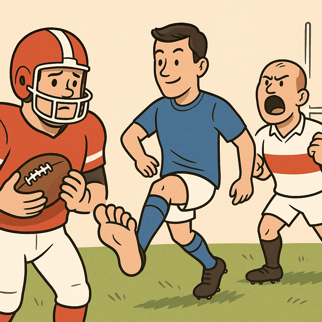 American football vs real football