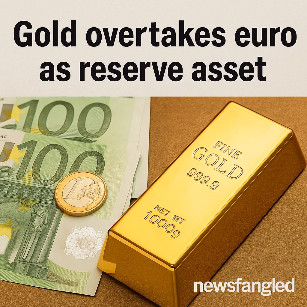 Gold overtakes the euro as reserve asset