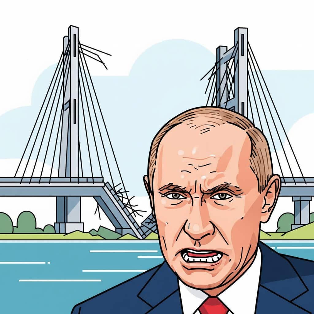 Bridge Collapse in Bryansk Region